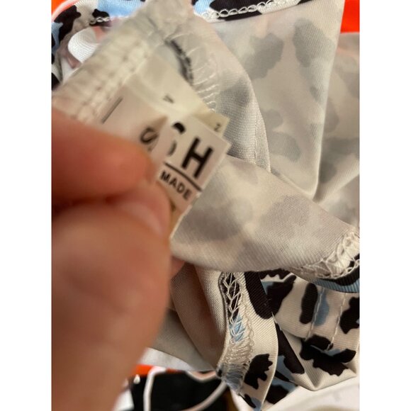 B95 Bundle of 3 Womens SHEIN Animal Print Crop Tops Stretchy Blue lavender Small - Picture 6 of 6